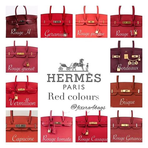 hermes red vs mahogany color|best hermes colors.